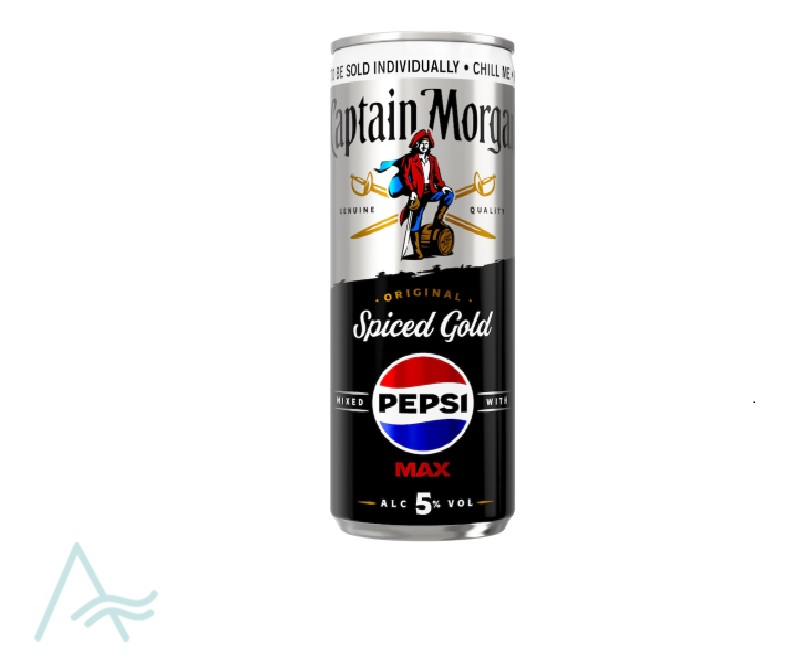CAPTIAN MORGAN SPEVIAL COLA PEPSI 250 ML